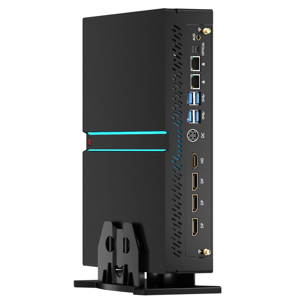 Mini Gaming PC, Core i7-13700F Upto 5.2GHz with RTX4070 12G Desktop PC, DDR5 RAM PCIE 4.0 SSD, WiFi 6E,HDMI/ DP, Four Display, Fit Video Editing, Windows 11 Pro