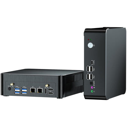 Mini PC i9, Desktop Computer with Core i9-9880H (Upto 4.8GHz), 2*HDMI, 1*DP, Dual 2.5G LAN, Optical, Wi-Fi 6E, Windows 11 Pro（COP）