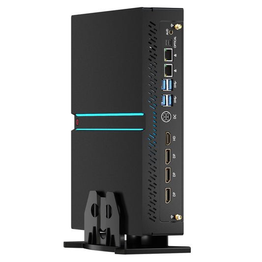 Mini Gaming PC, Core i7-13700F Upto 5.2GHz with RTX4070 12G Desktop PC, DDR5 RAM PCIE 4.0 SSD, WiFi 6E,HDMI/ DP, Four Display, Fit Video Editing, Windows 11 Pro